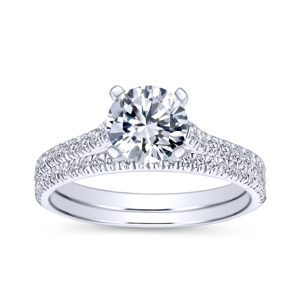 Diamond Semi-Mount Engagement Ring Image 4 The Ring Austin Round Rock, TX