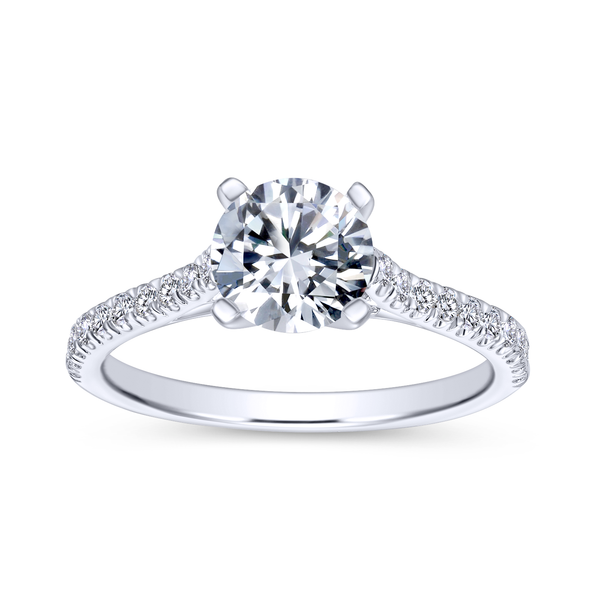 Diamond Semi-Mount Engagement Ring Image 5 The Ring Austin Round Rock, TX