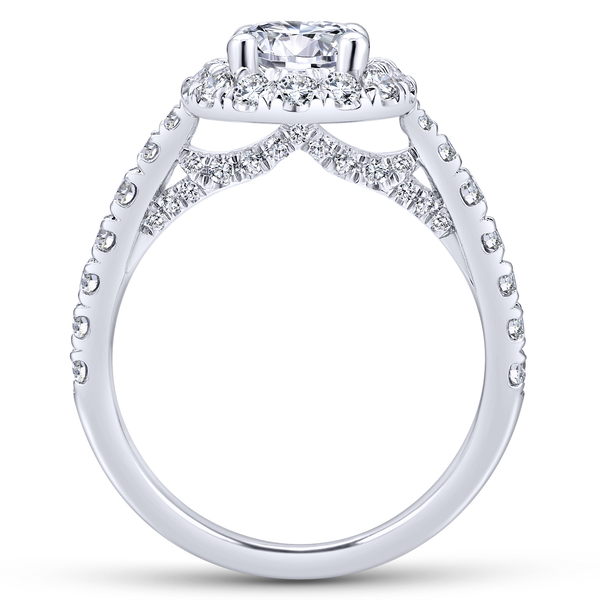 Halo Engagement Ring Image 3 The Ring Austin Round Rock, TX