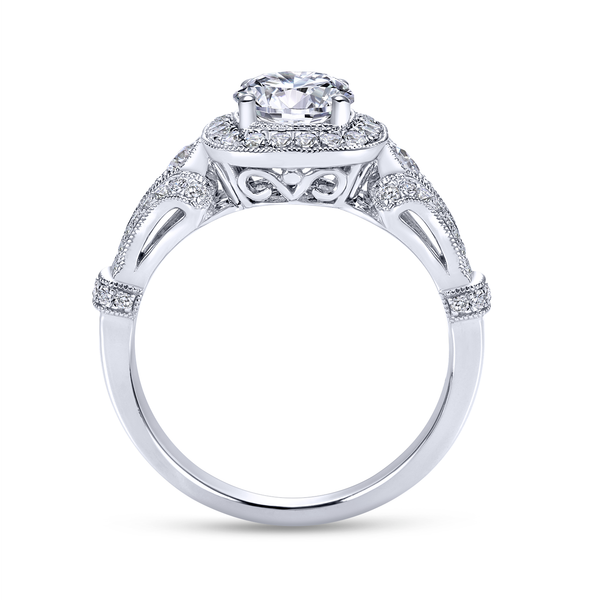 Halo Engagement Ring Image 3 The Ring Austin Round Rock, TX
