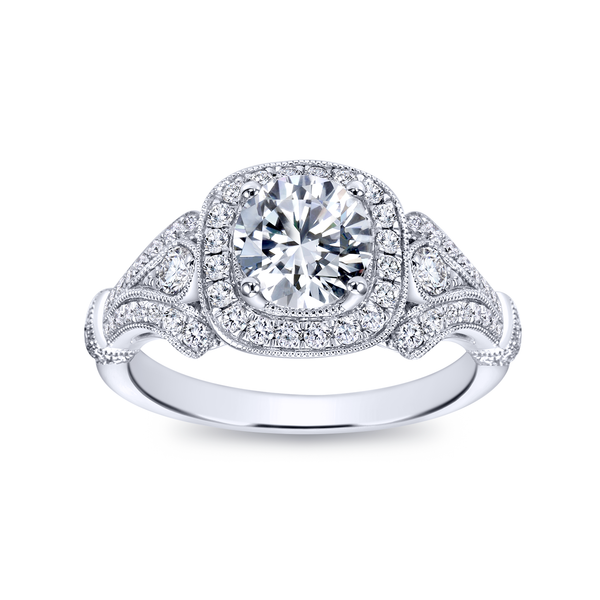 Halo Engagement Ring Image 5 The Ring Austin Round Rock, TX