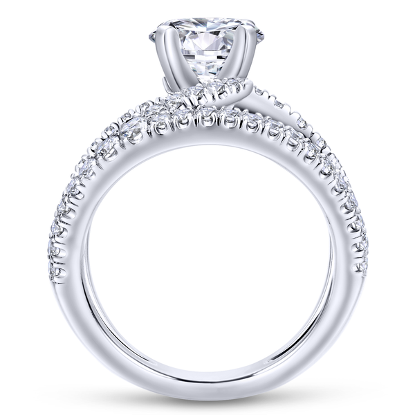 Diamond Semi-Mount Engagement Ring Image 3 The Ring Austin Round Rock, TX