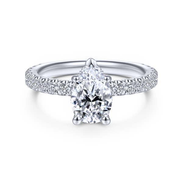 Diamond Semi-Mount Engagement Ring Image 2 The Ring Austin Round Rock, TX