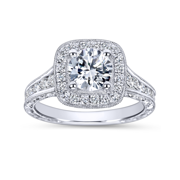 Halo Engagement Ring Image 5 The Ring Austin Round Rock, TX