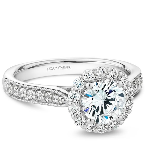 Halo Engagement Ring Image 3 The Ring Austin Round Rock, TX