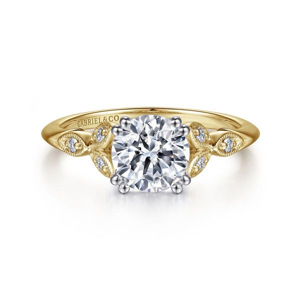 Diamond Semi-Mount Engagement Ring Image 2 The Ring Austin Round Rock, TX