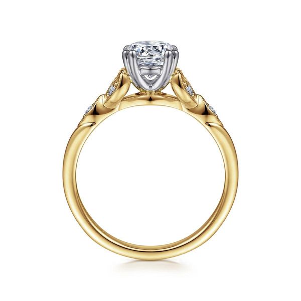 Diamond Semi-Mount Engagement Ring Image 3 The Ring Austin Round Rock, TX