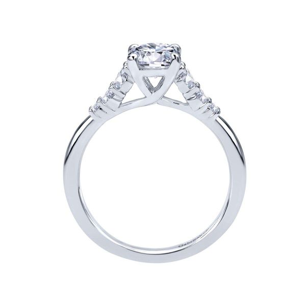 Diamond Semi-Mount Engagement Ring Image 3 The Ring Austin Round Rock, TX