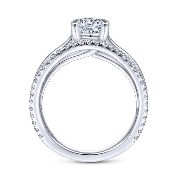 Diamond Semi-Mount Engagement Ring Image 2 The Ring Austin Round Rock, TX