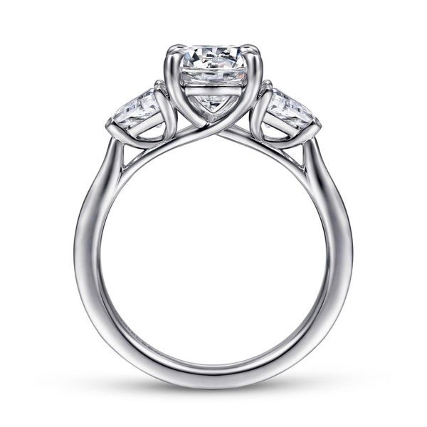 Diamond Semi-Mount Engagement Ring Image 2 The Ring Austin Round Rock, TX
