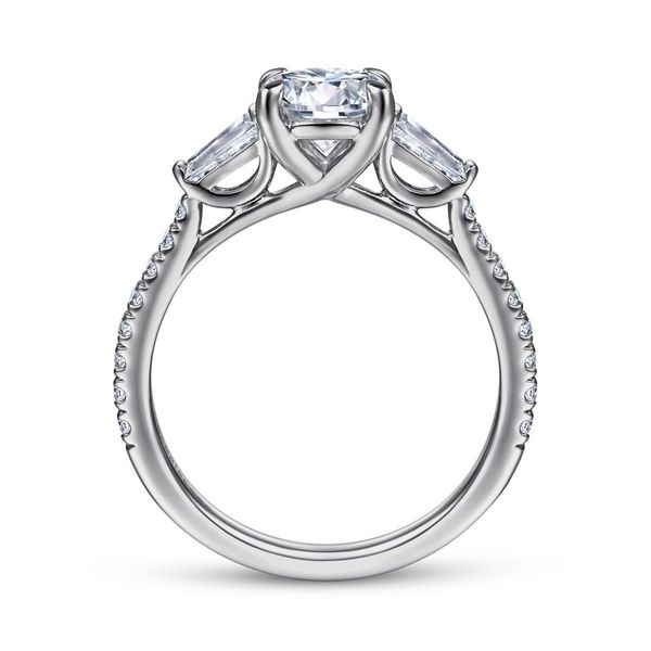 Diamond Semi-Mount Engagement Ring Image 2 The Ring Austin Round Rock, TX