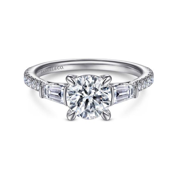 Diamond Semi-Mount Engagement Ring Image 3 The Ring Austin Round Rock, TX