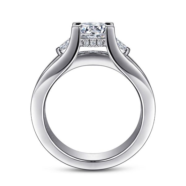 Diamond Semi-Mount Engagement Ring Image 2 The Ring Austin Round Rock, TX