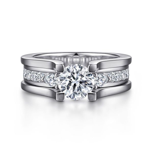 Diamond Semi-Mount Engagement Ring Image 3 The Ring Austin Round Rock, TX