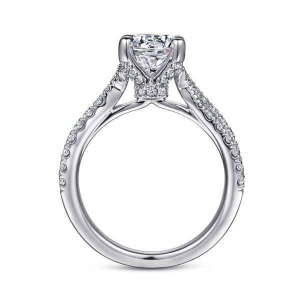 Diamond Semi-Mount Engagement Ring Image 2 The Ring Austin Round Rock, TX