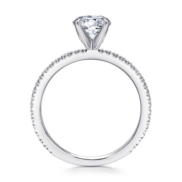 Diamond Semi-Mount Engagement Ring Image 2 The Ring Austin Round Rock, TX