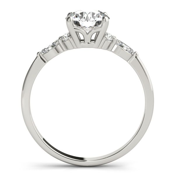 1/4CW 14K White Gold Three Stone With Mined Diamond Marquise East to West Engagement Ring Image 3 The Ring Austin Round Rock, TX