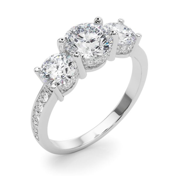 Three Stone Engagement Ring Image 4 The Ring Austin Round Rock, TX