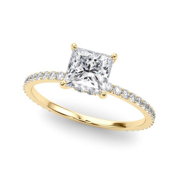 1/3CTW 14K YG with collar Mined Diamond Engagement Ring GH,SI1-SI2 The Ring Austin Round Rock, TX