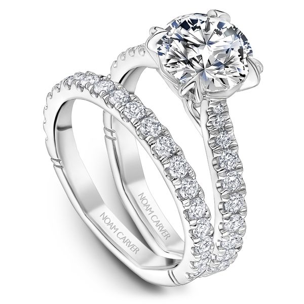 Diamond Semi-Mount Engagement Ring Noam Carver Image 4 The Ring Austin Round Rock, TX