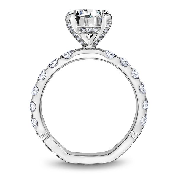 Diamond Semi-Mount Engagement Ring Noam Carver Image 4 The Ring Austin Round Rock, TX