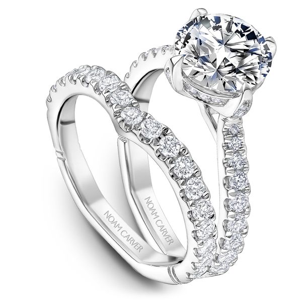 Diamond Semi-Mount Engagement Ring Noam Carver Image 2 The Ring Austin Round Rock, TX