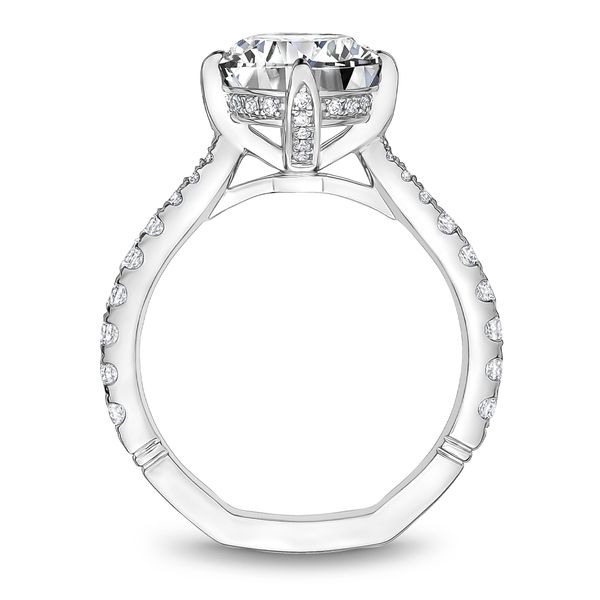 Diamond Semi-Mount Engagement Ring Noam Carver Image 4 The Ring Austin Round Rock, TX