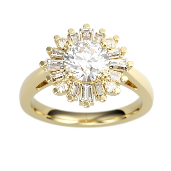 Halo Engagement Ring Image 2 The Ring Austin Round Rock, TX