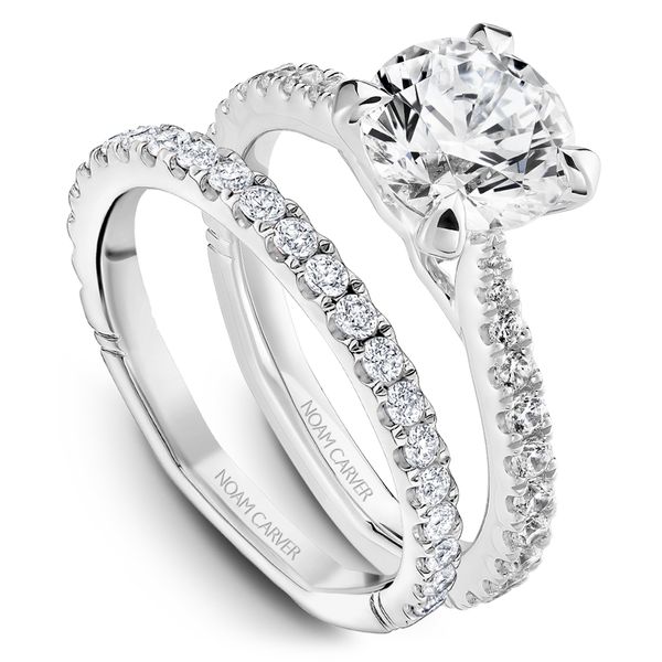 Diamond Semi-Mount Engagement Ring Noam Carver Image 2 The Ring Austin Round Rock, TX