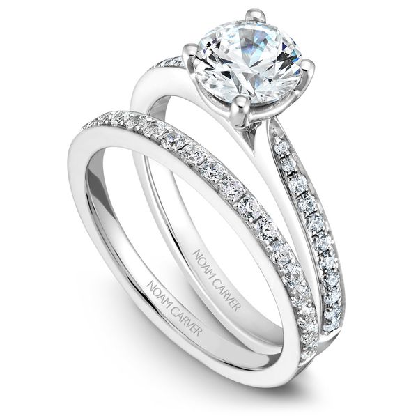 Diamond Semi-Mount Engagement Ring Noam Carver Image 2 The Ring Austin Round Rock, TX
