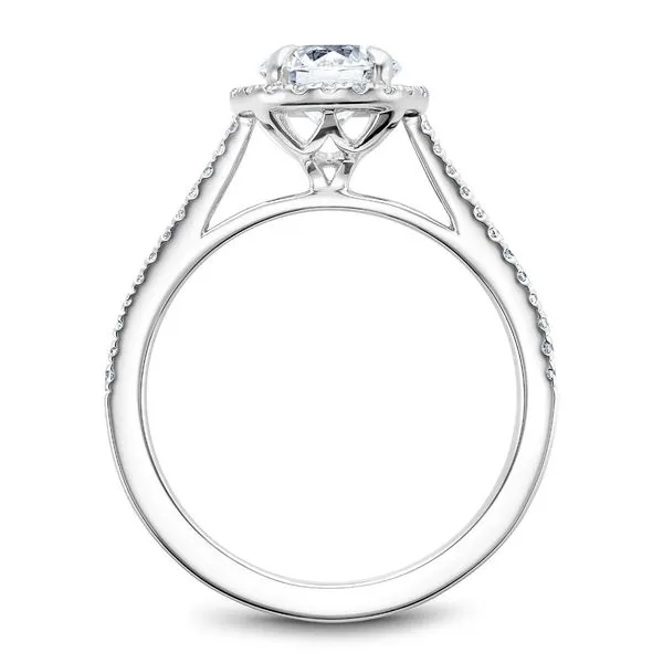 1/4 CTW 14K WG Mined Diamond Round Halo Engagement Ring Image 2 The Ring Austin Round Rock, TX