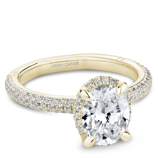 Hidden Halo Engagement Ring Image 3 The Ring Austin Round Rock, TX