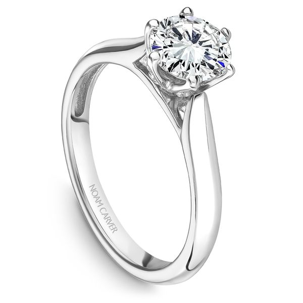 1/20CTW 14K WG Mined Diamond Accented Head Engagement Ring The Ring Austin Round Rock, TX