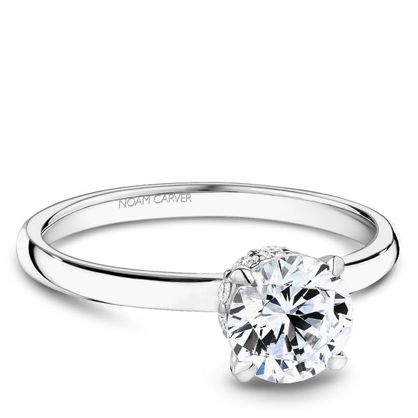 Diamond Semi-Mount Engagement Ring Noam Carver Image 2 The Ring Austin Round Rock, TX