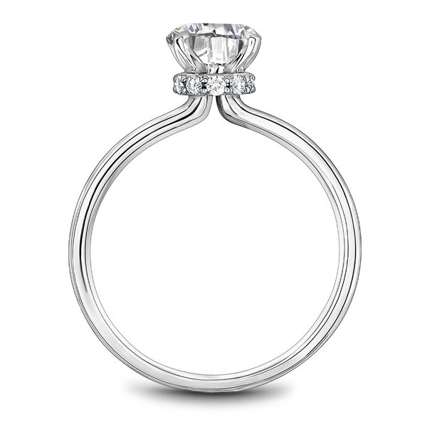 Diamond Semi-Mount Engagement Ring Noam Carver Image 3 The Ring Austin Round Rock, TX