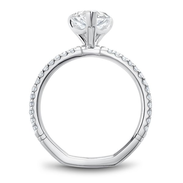 Diamond Semi-Mount Engagement Ring Noam Carver Image 3 The Ring Austin Round Rock, TX