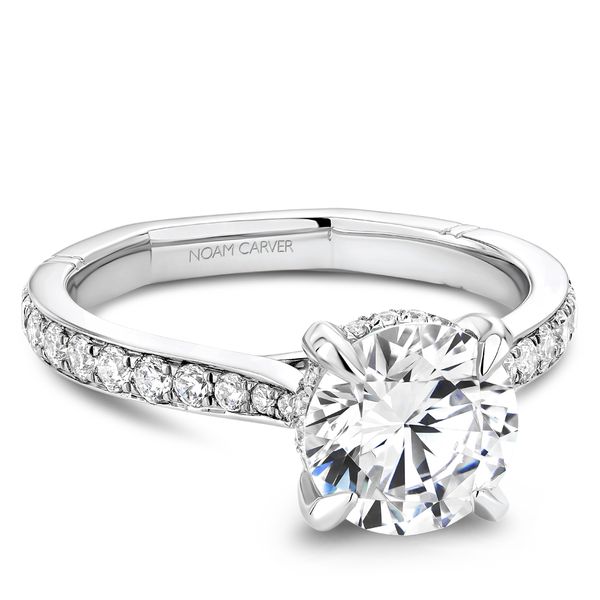 Hidden Halo Engagement Ring Image 2 The Ring Austin Round Rock, TX