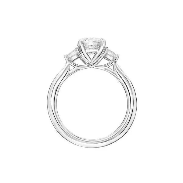 1/3CTW 14K WG Mined Diamond 3 Stone Engagement Ring Image 3 The Ring Austin Round Rock, TX
