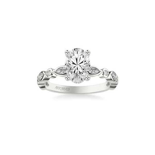 Halo Engagement Ring Image 2 The Ring Austin Round Rock, TX