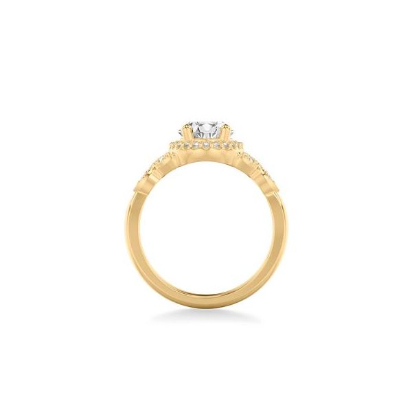 Halo Engagement Ring Image 3 The Ring Austin Round Rock, TX
