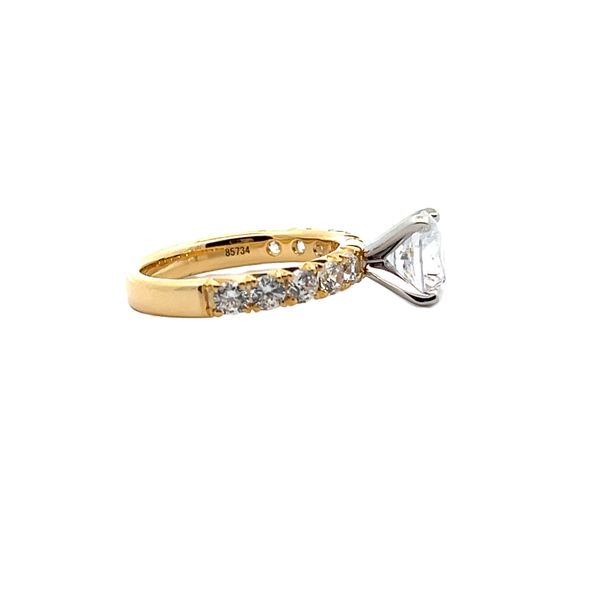 Diamond Semi-Mount Engagement Ring Image 2 The Ring Austin Round Rock, TX