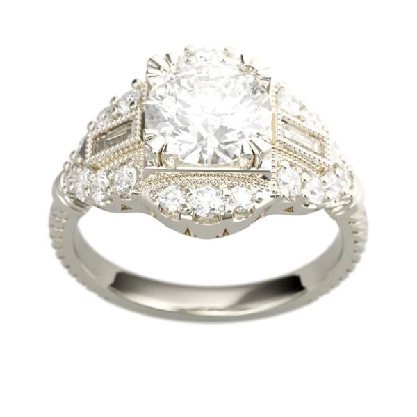 Three Stone Engagement Ring Image 2 The Ring Austin Round Rock, TX