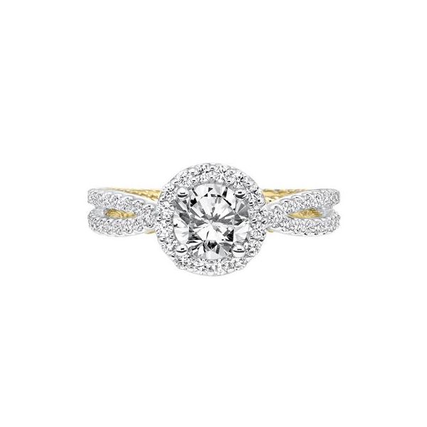 Halo Engagement Ring Image 2 The Ring Austin Round Rock, TX