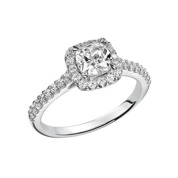 Halo Engagement Ring Image 2 The Ring Austin Round Rock, TX