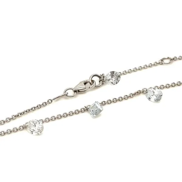 2CTW 14K WG Diamond Floating Mix Fancy Shapes Bracelet The Ring Austin Round Rock, TX