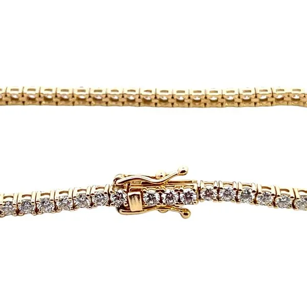 3.00CTW 14K YG Round Lab Grown Diamond Tennis Bracelet Image 3 The Ring Austin Round Rock, TX