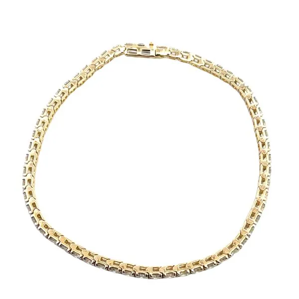 5.00CTW 14K YG Round Lab Grown Diamond Tennis Bracelet Image 2 The Ring Austin Round Rock, TX
