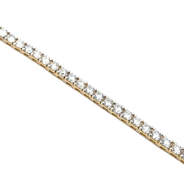 5.00CTW 14K YG Round Lab Grown Diamond Tennis Bracelet The Ring Austin Round Rock, TX