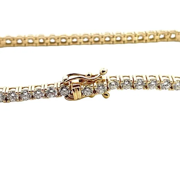 4 1/2CTW 14K YG Round Lab Grown Diamond Tennis Bracelet Image 2 The Ring Austin Round Rock, TX