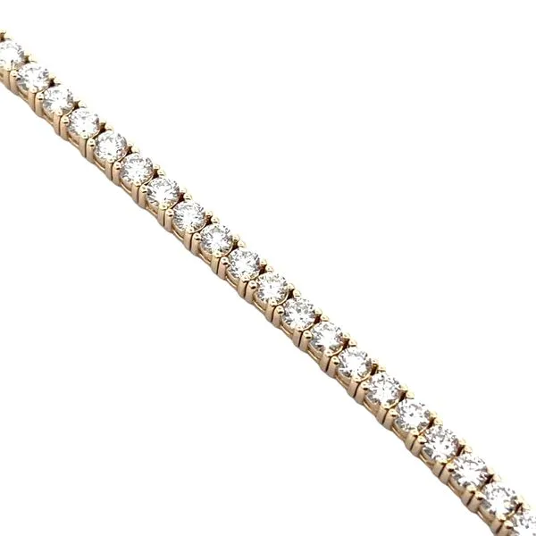 4 1/2CTW 14K YG Round Lab Grown Diamond Tennis Bracelet The Ring Austin Round Rock, TX